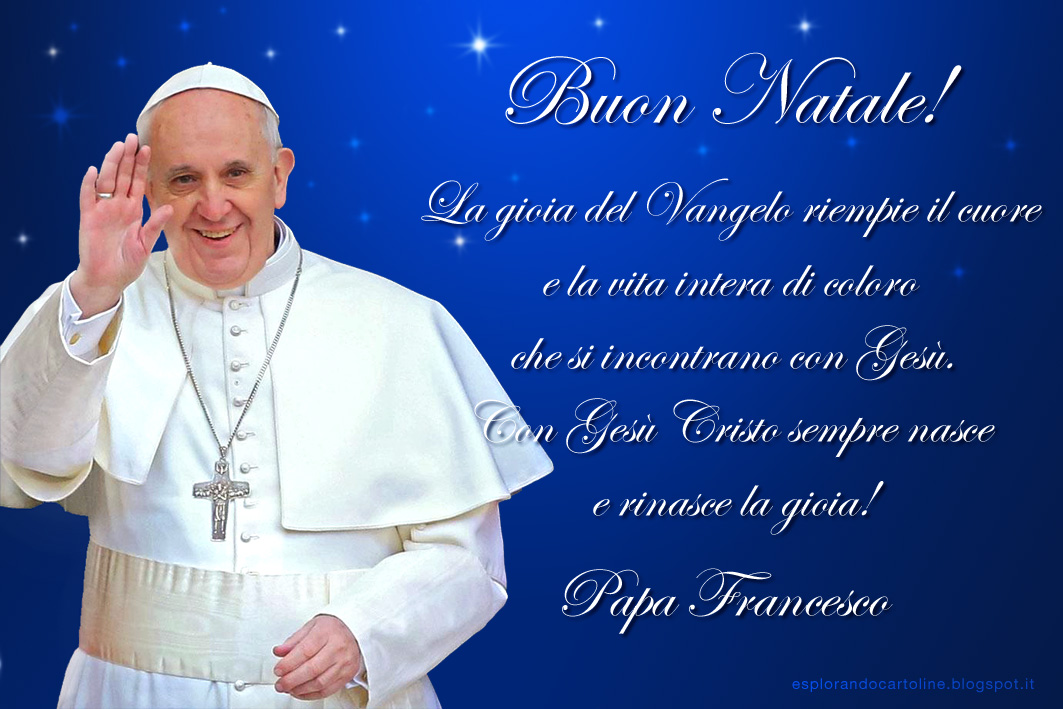 Buon Natale Francesco.Buon Natale Sangionline Org